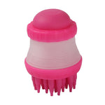 Cepillo de baño de silicona para perros