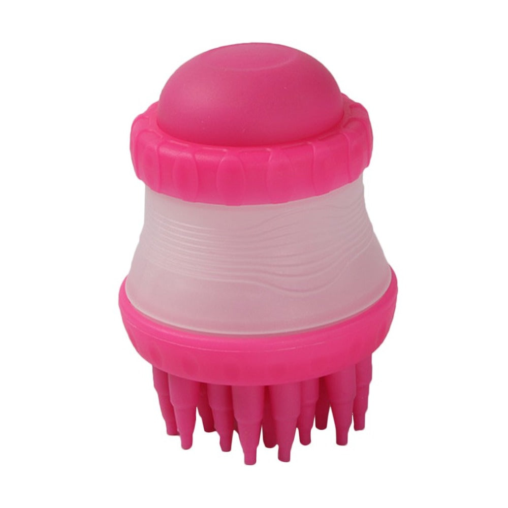 Cepillo de baño de silicona para perros