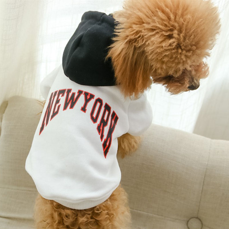 Sudadera con Capucha de Algodón para Mascotas