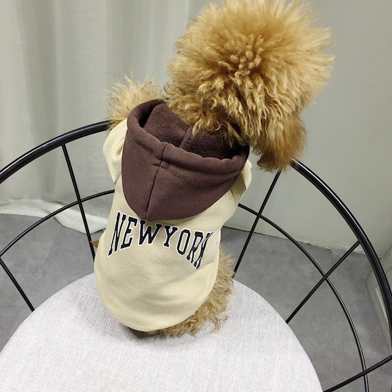 Sudadera con Capucha de Algodón para Mascotas