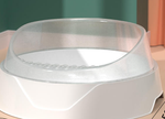 Arenero Semicerrado Grande para Gatos con Pala