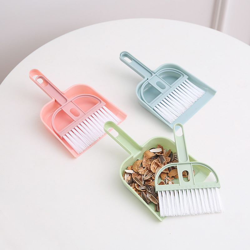 Set mini de escoba y recogedor para pelo de mascota