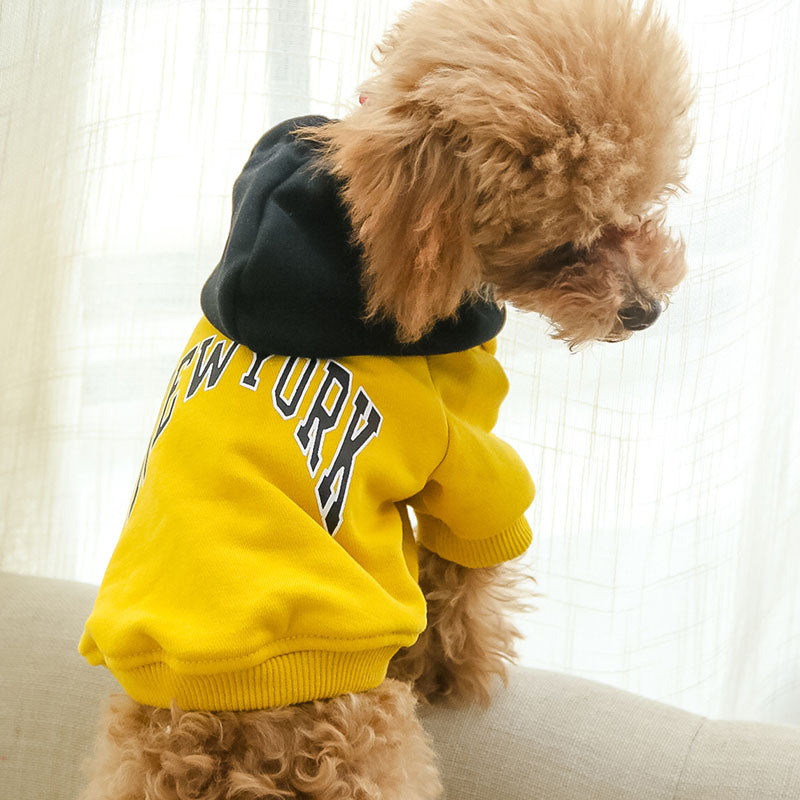 Sudadera con Capucha de Algodón para Mascotas