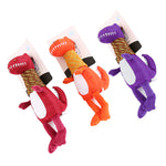 Peluche dinosaurio con sonido para perros