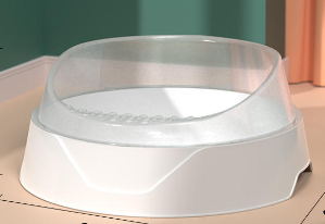 Arenero Semicerrado Grande para Gatos con Pala