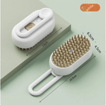Cepillo Eléctrico 3 en 1 para Mascotas - Vapor, Limpieza y Masaje