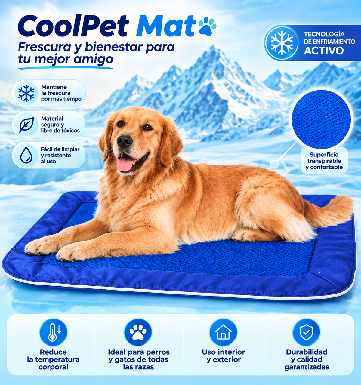 Esterilla Refrescante de Verano para Mascotas