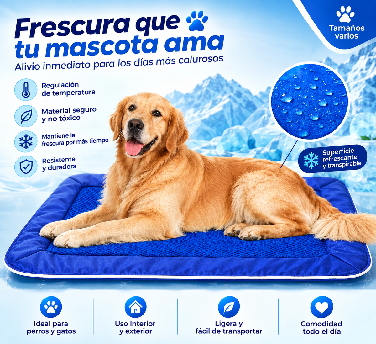 Esterilla Refrescante de Verano para Mascotas