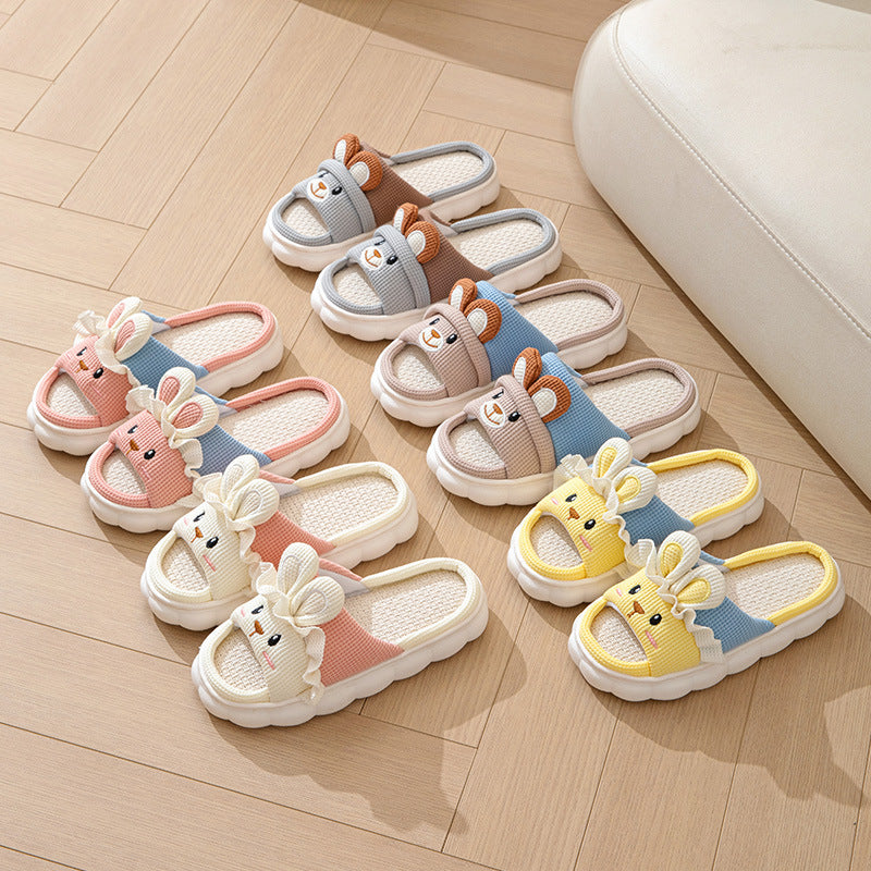 Zapatillas de Lino Natural Antideslizantes
