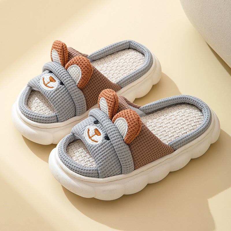 Zapatillas de Lino Natural Antideslizantes