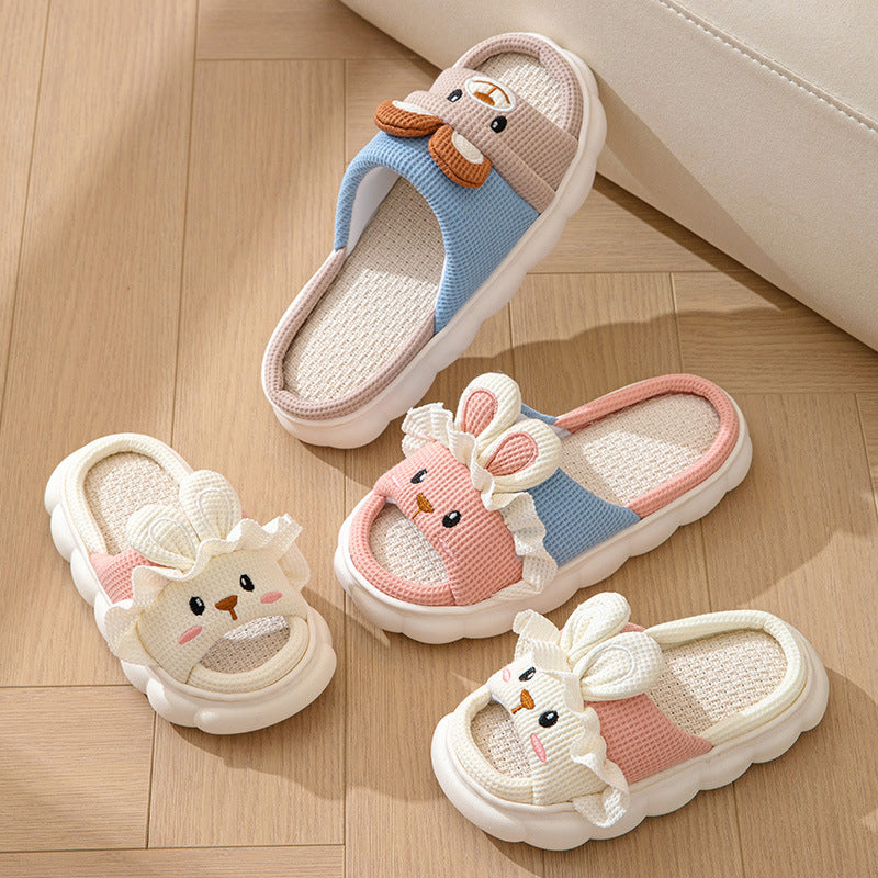 Zapatillas de Lino Natural Antideslizantes