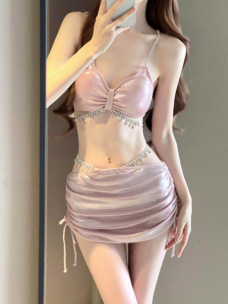 Bikini de Tres Piezas con Pedría