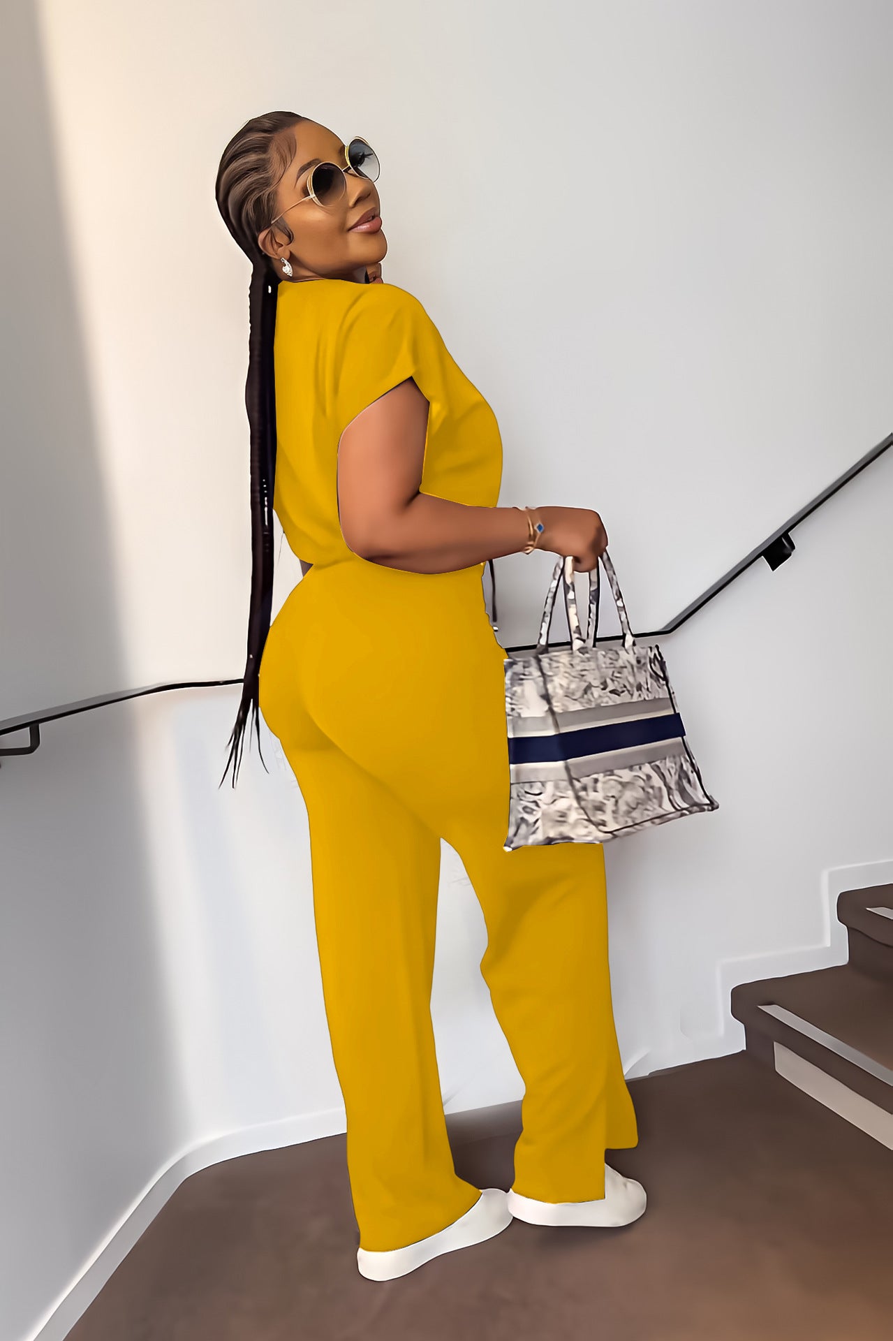 Conjunto Crop Top y Pantalón Palazzo Verano