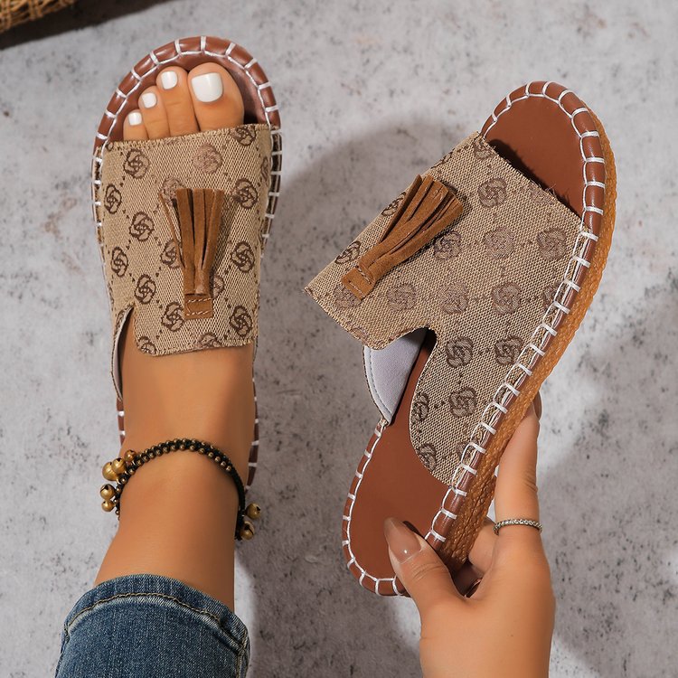 Sandalias de Cuerda Trenzada Tallas Grandes