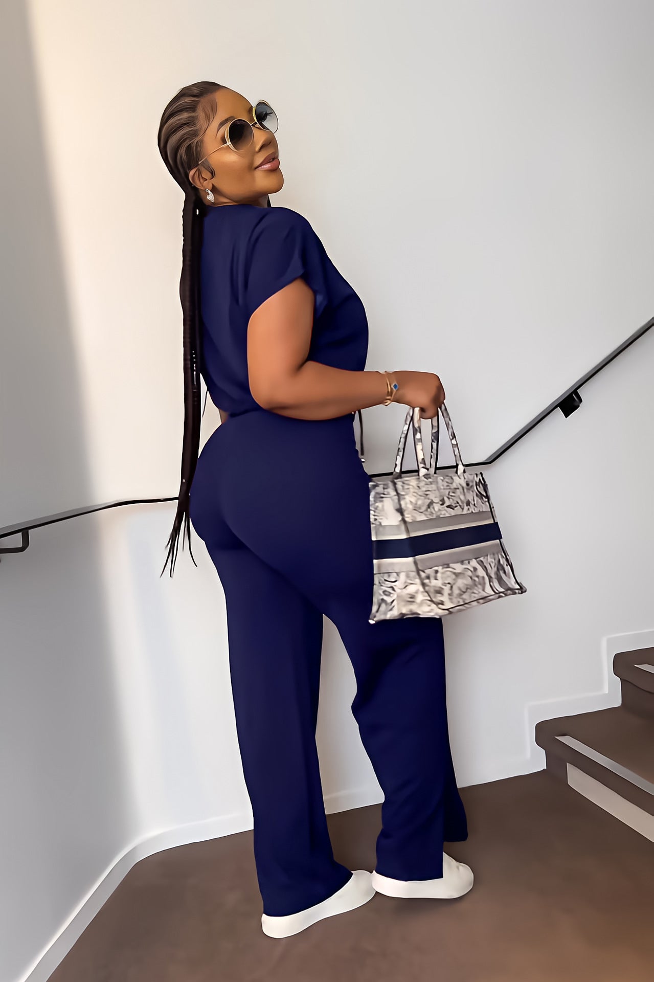 Conjunto Crop Top y Pantalón Palazzo Verano