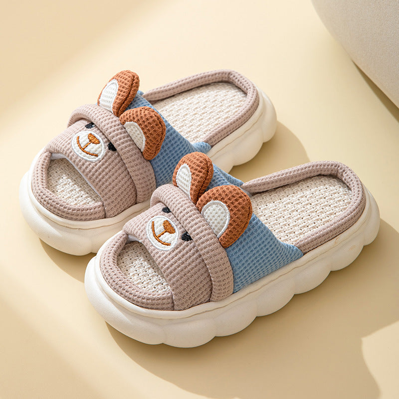 Zapatillas de Lino Natural Antideslizantes