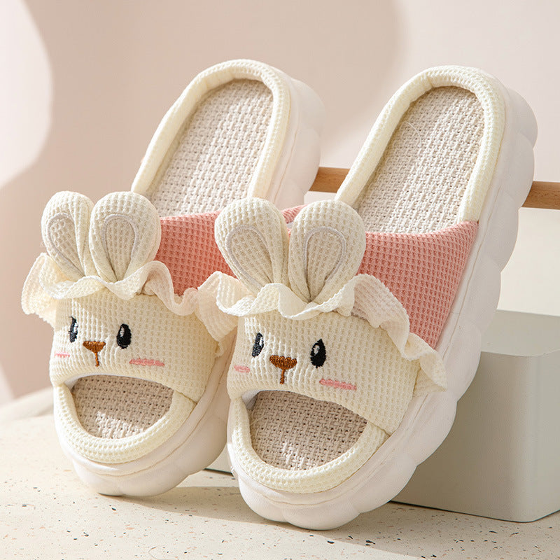 Zapatillas de Lino Natural Antideslizantes