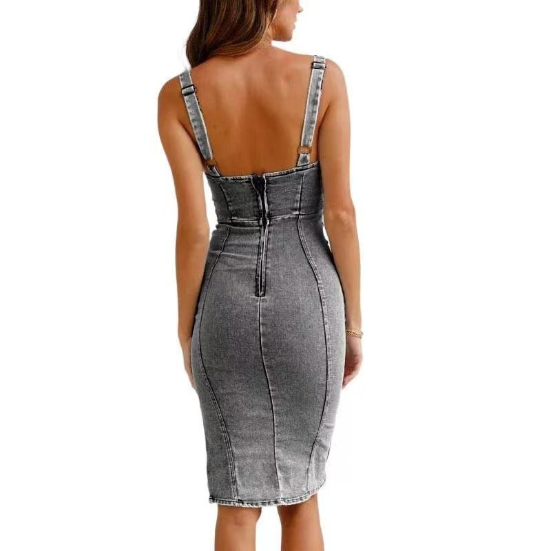 Vestido Vaquero con Tirantes
