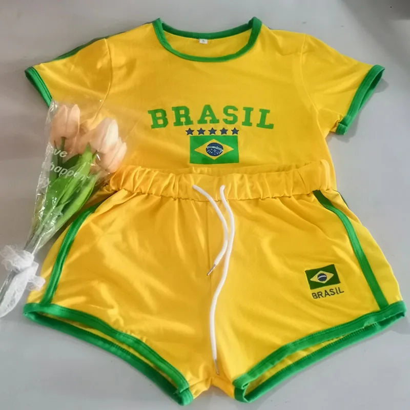 Conjunto Camiseta y Shorts Casual