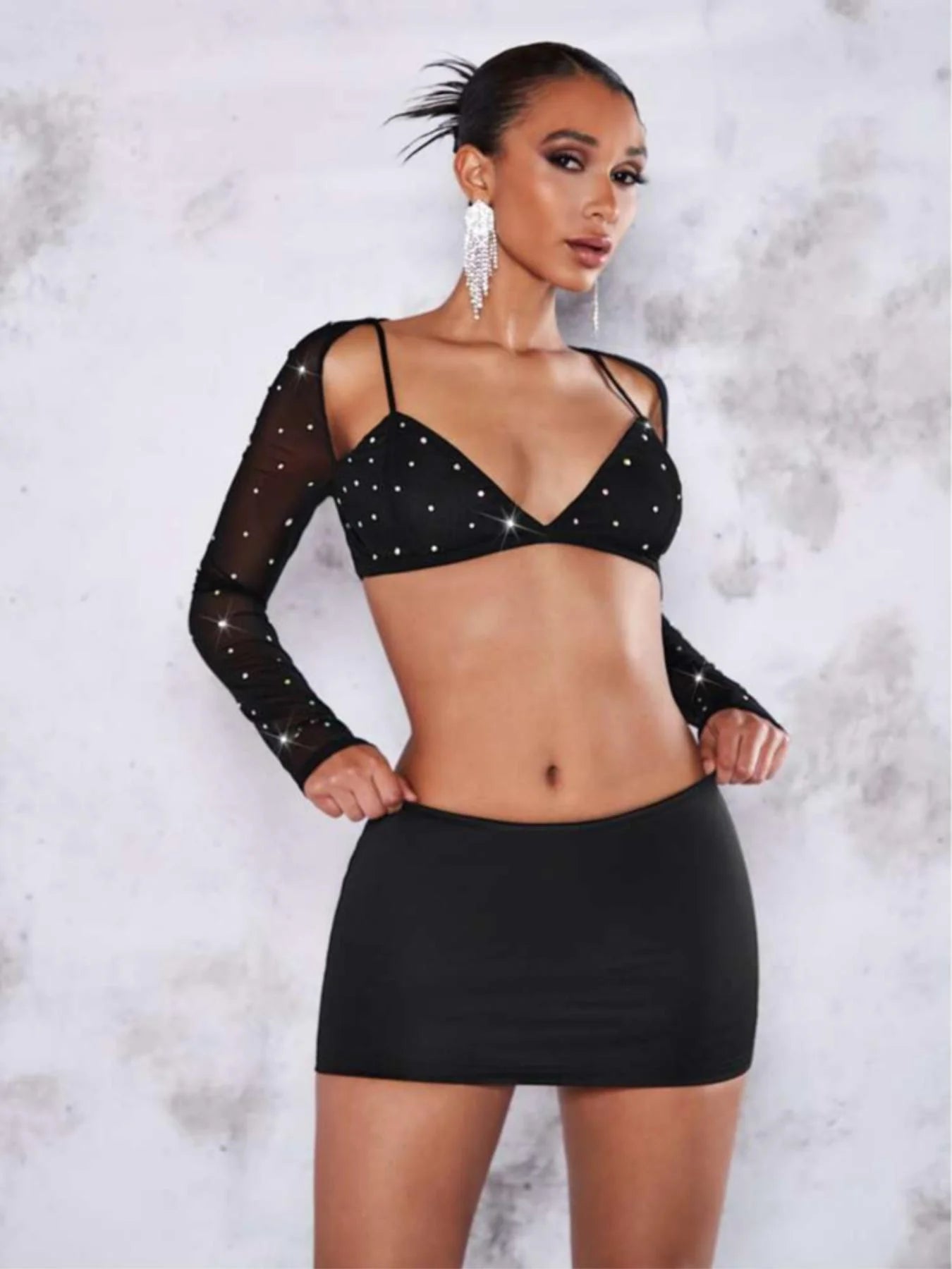 Falda Lápiz de Talle Alto