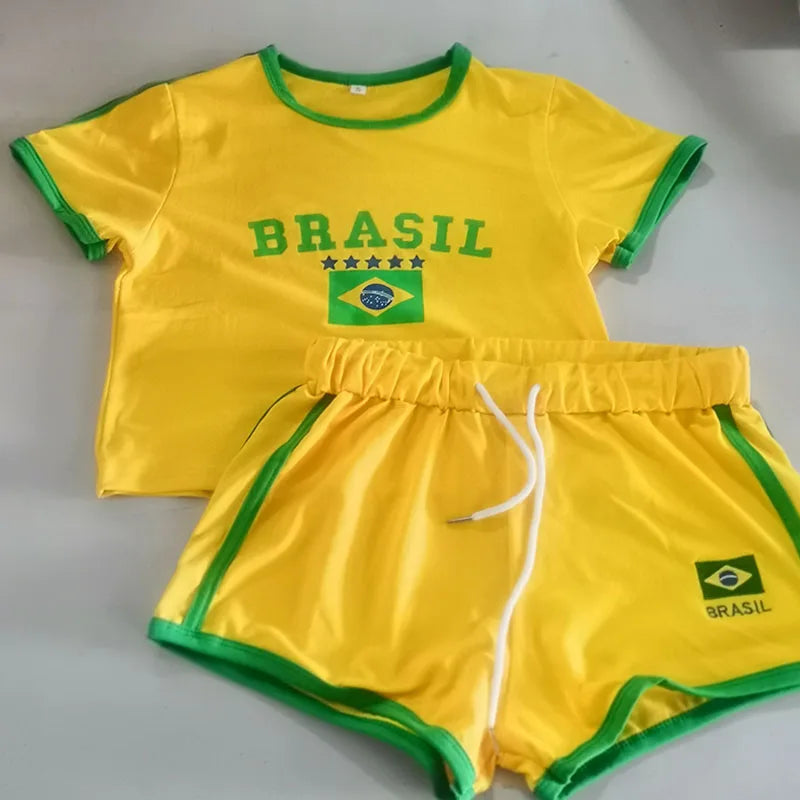 Conjunto Camiseta y Shorts Casual