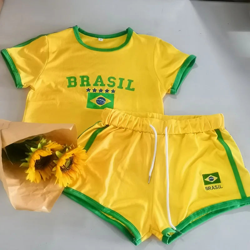 Conjunto Camiseta y Shorts Casual