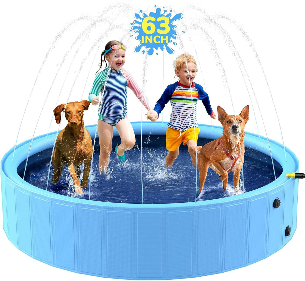 Piscina plegable para perros