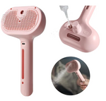 Cepillo con spray integrado para perros y gatos