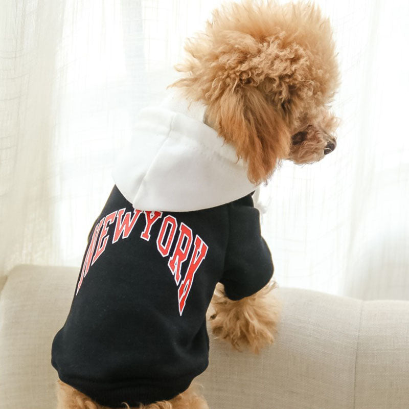Sudadera con Capucha de Algodón para Mascotas
