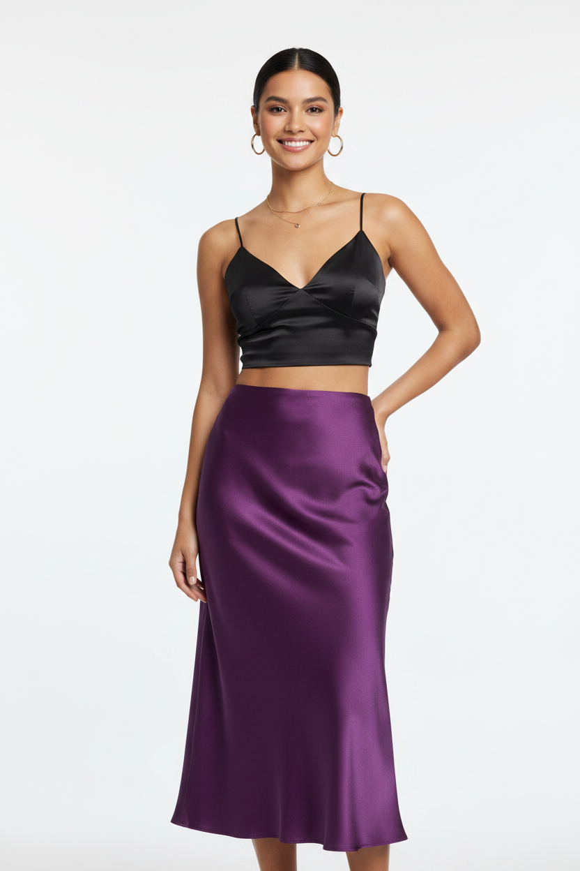 Falda Morado