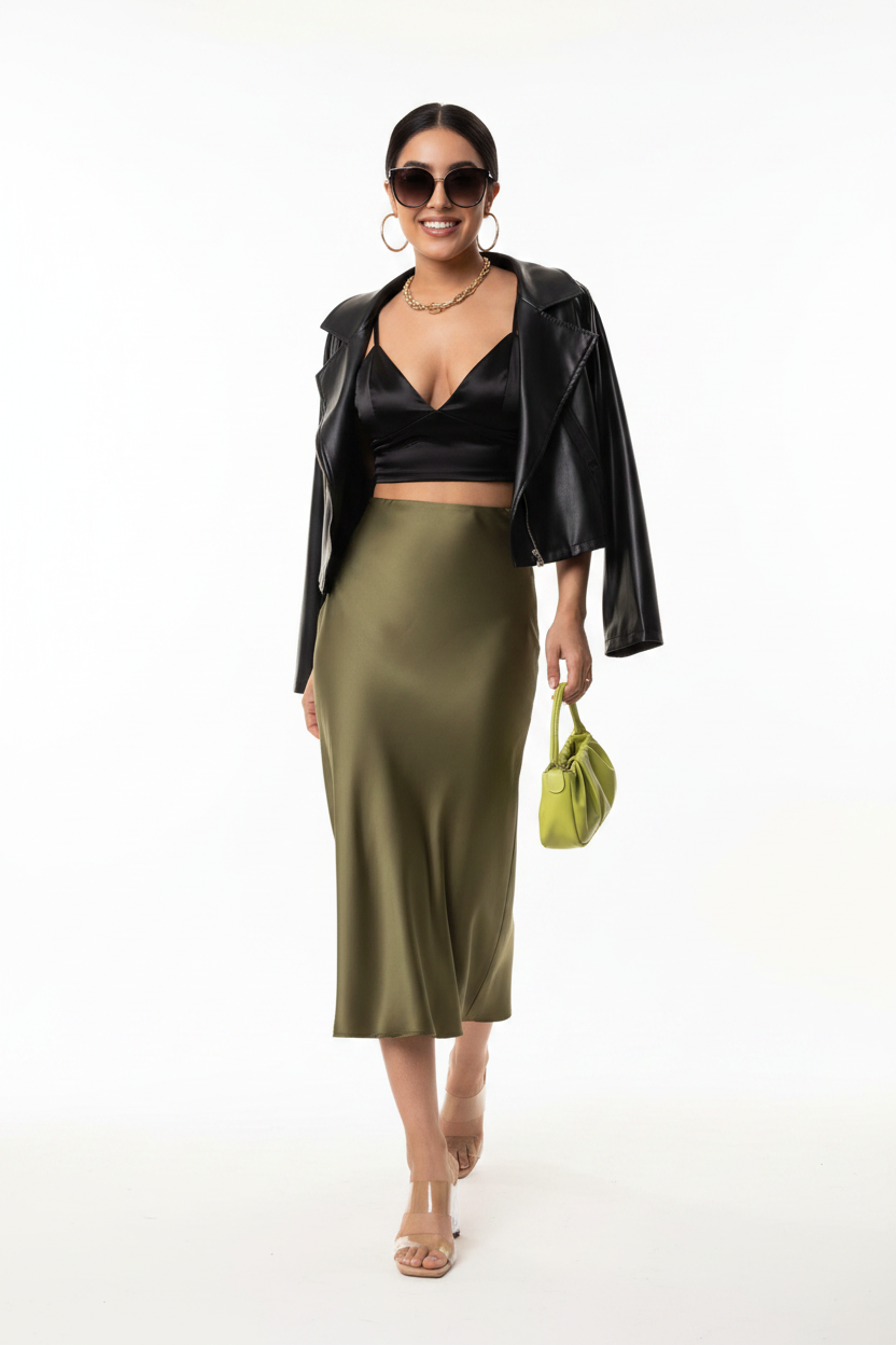 Falda Olive