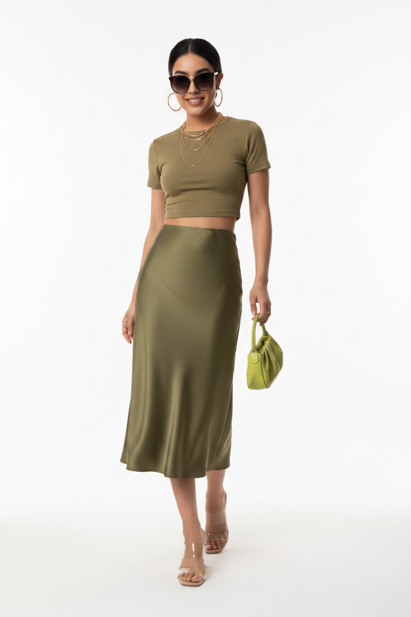 Falda Verde Army